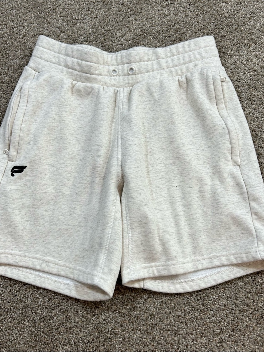 Fabletics Light Heather Gray Men’s Athletic Shorts